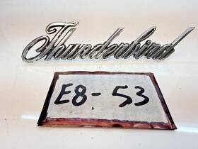D0sb-6525632-a Fomoco Oem 1970 Ford Thunderbird 1/4 Panel Emblem E8-53