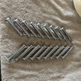 Bn16229 Fomoco Ford B816228 Pair 1955 1956 1957 Thunderbird Fender Louvers Hash Marks Bn16228