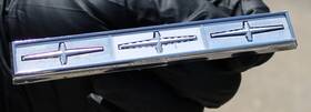 C4gb-5428032-c Fomoco / Mercury Oem 1964 Comet Caliente Side Panel Emblem