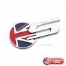 T2h19430 For Jaguar Rear Liftgate Bumper Uk Style S Sport Nameplate Emblem Badge Chrome