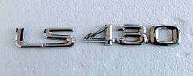 75441-50070 For Lexus 2001-2006 Inch Ls 430 Genuine Rear Trunk Emblem Letters Nameplate Oem
