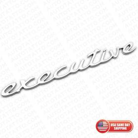 971-854-499-b For Porsche Executive Side Quarter Panel Nameplate Letters Badge Emblem Silver