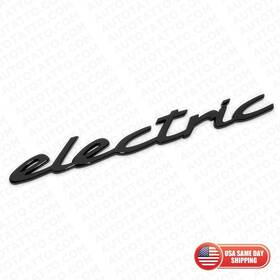 9j1-854-499-ou2 For Porsche Taycan Electric Side Door Nameplate Letters Badge Emblem Gloss Black
