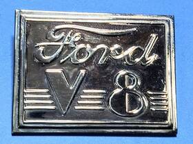 01a-7043370-d Ford New 1940 Trunk/deck Lid Emblem