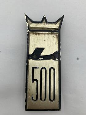 C3ab-16c179-a Ford 16c178 1962 1963 Galaxie 500 Emblem Plate With Pins Fomoco