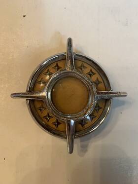C0ab-62517a20-a Ford 18555 1960 S Galaxie/starliner Roof Side Sail Panel Emblem