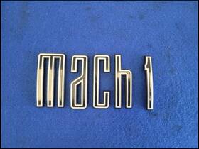 199.fd1i21 Ford 2021 Mustang Gt S550 Mach 1 Letters Emblem Plaque Front Fender 2691