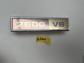 3038e-7012862-a Ford 1972 Mercury Capri 2600 V6 Front Fender Emblem