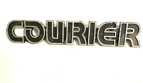 3874-69-053 Ford Vintage Original 1978-1980 Inch Courier Plastic Fender Emblem Both Pins Entact