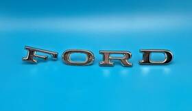 40150 Ford 60s 70s Mustang Gran Torino Letter Emblem Badge Text Oem Vintage