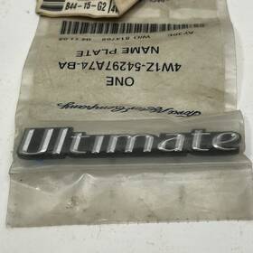 4w1z-54297a74-ba Ford Inch Ultimate Nameplate Badge Emblem Oem New/sealed 2004 Lincoln Town Car