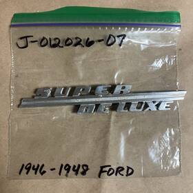 51a-16079 Ford 1946/1947 / 1948 Super Deluxe Front Fender Emblem