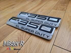 5c3416b114vcatdaea Ford F-350 Xl Super Duty Front Fender Emblem Badge Set Used Oe #5c3416b114v