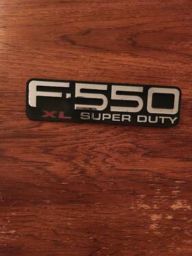 16720 Ford 5c3z Ra 1999-2004 F-550 Xl Super Duty Used Emblem
