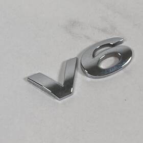 6e53-5443504-da Ford 2006-2012 Fusion Sel V6 Emblem Letter Number Rear Trunk B2872 Chrome