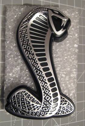 7r3v-8a224-aa Ford 7r3z8a224a 2007-2014 Shelby Gt-500 Grille Emblem 7r3z-8a224-a New Take Off