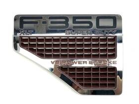 8c3z-16228-b Ford Left Driver Fender Vent Emblem Nameplate Xlt 6.4l Fits 2008-2010 F350 79441
