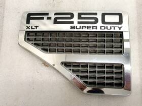 8c44-25000a72-b Ford 08-10 Left Fender Emblem F-250 Xlt Super Duty Oem Badge Grill F250