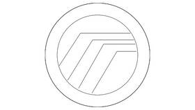8e6z-7842528-d Ford Genuine Hatch Emblem