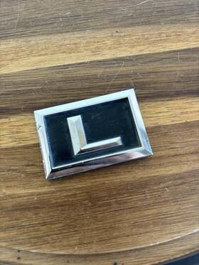 8l7z-4042528-a Ford 2007-2017 Lincoln Navigator Oem Front Door Nameplate Badge Inch L