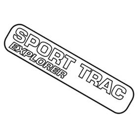 9a2z-7842528-a Ford Genuine Tailgate Emblem