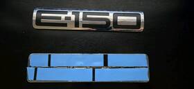 9c2z-1542528-a Ford Reconditioned 2006-2014 E150 Van Rear Door Emblem Oem E-150