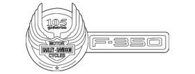 9c3z-9942528-d Ford Genuine Tailgate Emblem