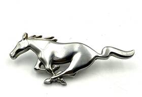 B-8276-aa Ford Mustang Chrome Horse Pony Grille Emblem Part # Diz