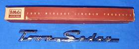 B5a-7325622-a Ford Vintage Oem Nos 1955 1956 Town Sedan Script Emblem Sct16