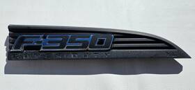 Bc34-25000a72b Ford 2011-2016 F350 F-350 Super Duty Xl Right Fender Emblem Bc34-25000a72