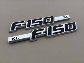 Bl34-16b114-fa Ford 09-14 F-150 Xl Fender Emblem Set Left And Right Side Logo Badge Oem