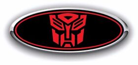 Dsra-fusion-06 Ford Bronco 2022 Autobot Custom Overlay Emblem Sticker Decal Rear Only