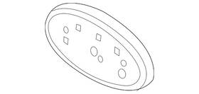 Bt4z-8200-b Ford Genuine Emblem Holder