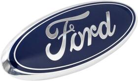 Bt4z-8213-b-1 Ford 2007-2014 Edge Flex Taurus X Oem 9 Inch Front Grille Blue Oval Emblem Bt4z-821