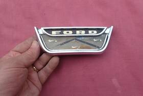 C0db-6442514-a Ford 1961-62 Falcon Trunk Lid Emblem And Bezel Assy. Deck