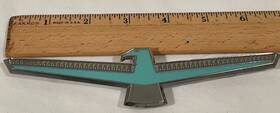 C0sb6366649a Ford 1960s Thunderbird Interior Rear Tray Emblem Oem Badge Ornament