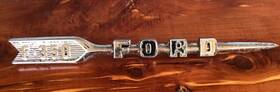 C0tb-16720 Ford 1960 F-350 Pickup Truck Hood Right Hand Side Emblem Spear Oem