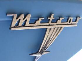 C14m-7042528 Ford Mercury Meteor Emblem Canadian Metal 51-52