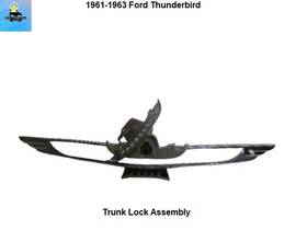 C1sz-6343500-asy Ford 61 62 63 Thunderbird T-bird Trunk Emblem Lock With Cylinder