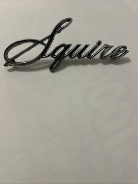 C20b-71291b62-a Ford Vintage Metal Squire Emblem Badge