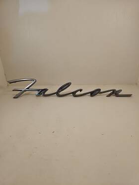 C2db-16098a Ford Used 1960 - 1963 Falcon Fender Emblem Oem 4 Pin Script
