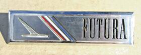 C2db-64060a14 Ford Vtg 1962 Falcon Futura Badge Emblem