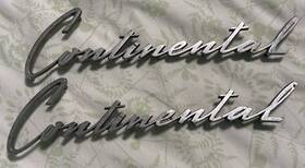 C2vb-5725622-a Ford 1961 1962 1963 Lincoln Continental Chrome Script Emblem Oem Read