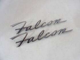 C3db-159291a36-a Ford Oem 1960 1961 1962 1963 Falcon Pair Fender Emblems