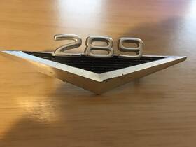 C3ob16c144 Ford Preowned 289 Fender Emblem 1963-1966 Fairlane Mustang Pins