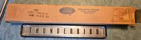 C4sz-17b850-a Ford Nos 1964 Thunderbird Rear Bumper Center Emblem
