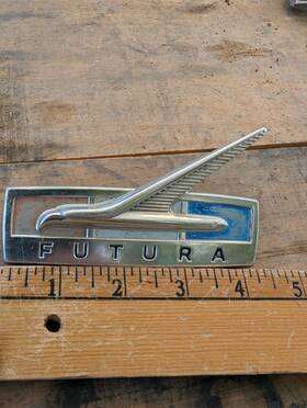 C5db-16099-b Ford 1964/65 Falcon Futura Fender Badge Emblem Oem