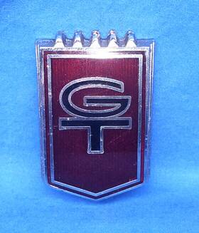 C5zb-16098-g Ford Vintage Oem 1965 1966 Mustang Gt Enamel Emblem Fender Badge