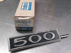 C6az-62291b30-a2 Ford Nos Oem 1966 Galaxie 500 Quarter Panel Emblem