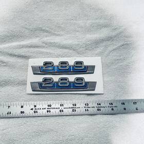 C70b-16237-a Ford 2ea 1967 289 Mustang Comet Chrome Emblem Badge Fomoco 67111